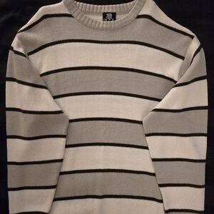 Classic Striped Crewneck Sweater for Men